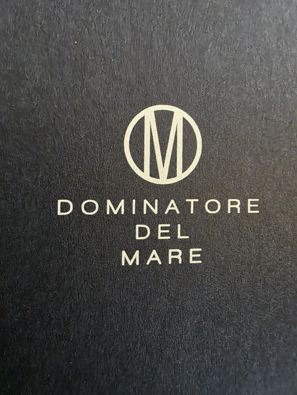 Dominatore Del Mare Bergamini in Black or Blue.